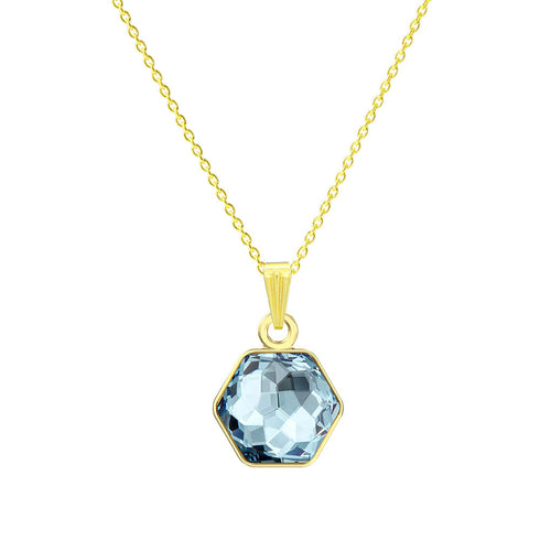 Кулон "Фантазия (Aquamarine Blue)" с кристаллами Swarovski™